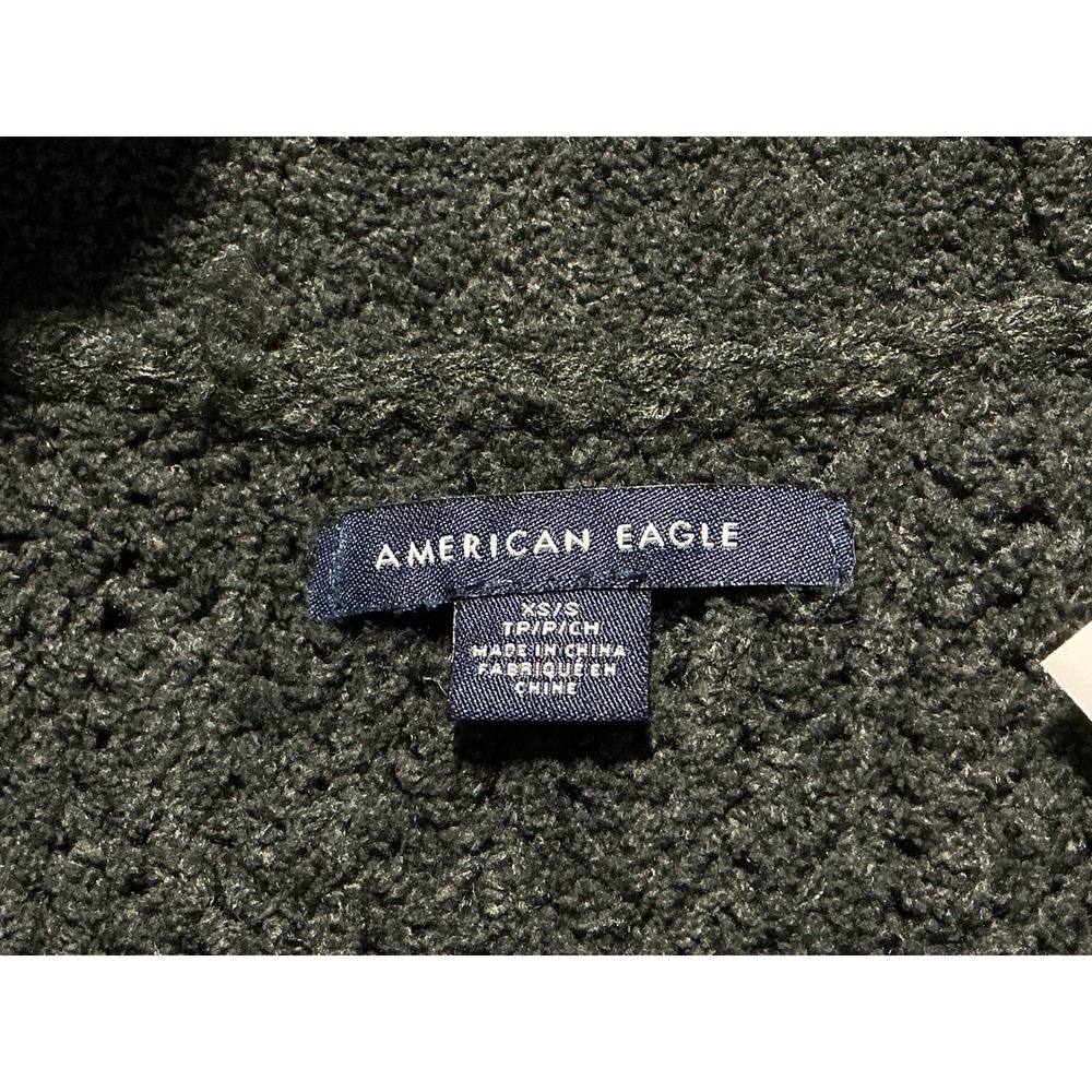 American Eagle Cardigan Sweater Womens XS / S Gray Open‎ Casual Comfy Cozy Soft - Picture 7 of 10